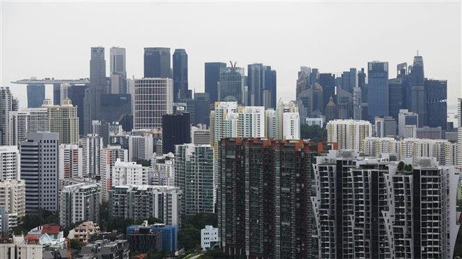 High-rises in Singapore (Photo: Xinhua/VNA)