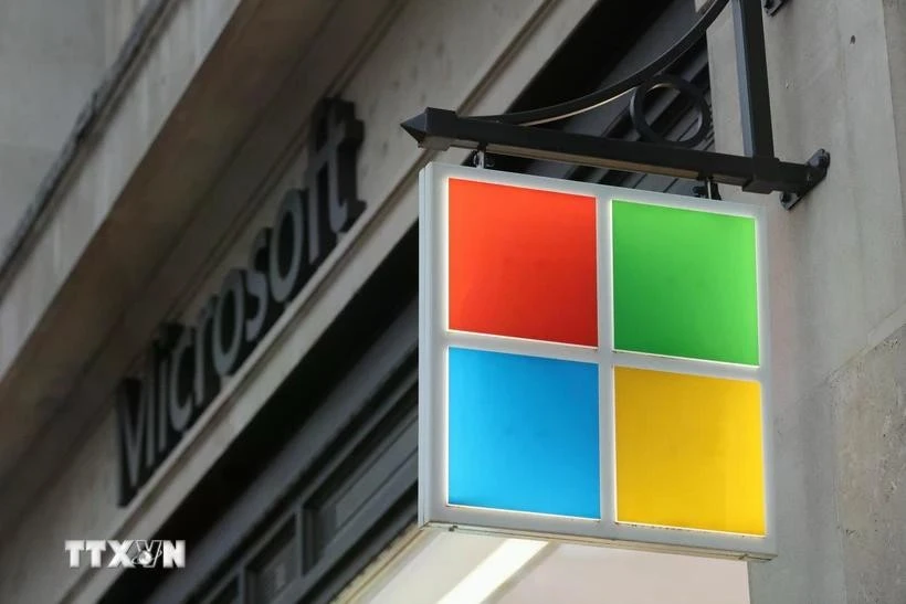 Microsoft Logo in the UK