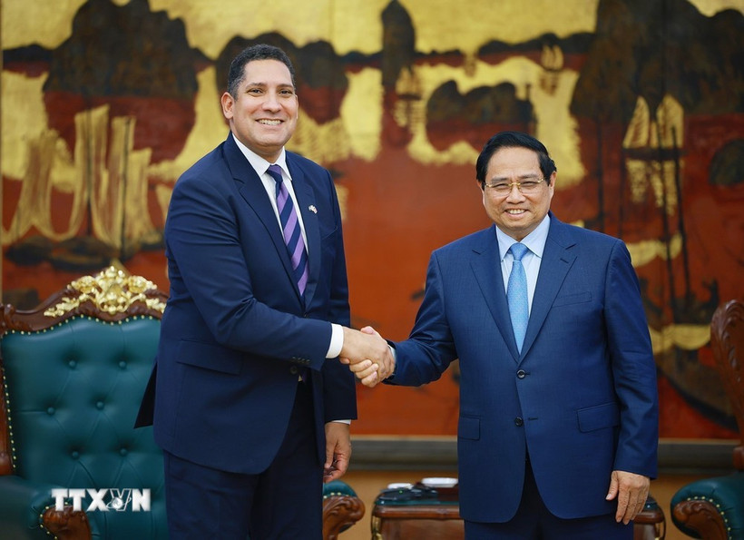 Prime Minister Pham Minh Chinh receives Swedish Ambassador to Vietnam Johan Ndisi in Hanoi on January 30, 2026. (Photo: VNA)