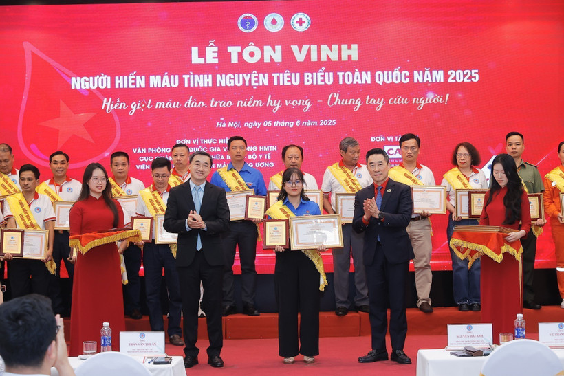 Blood donors honoured for lifesaving contributions