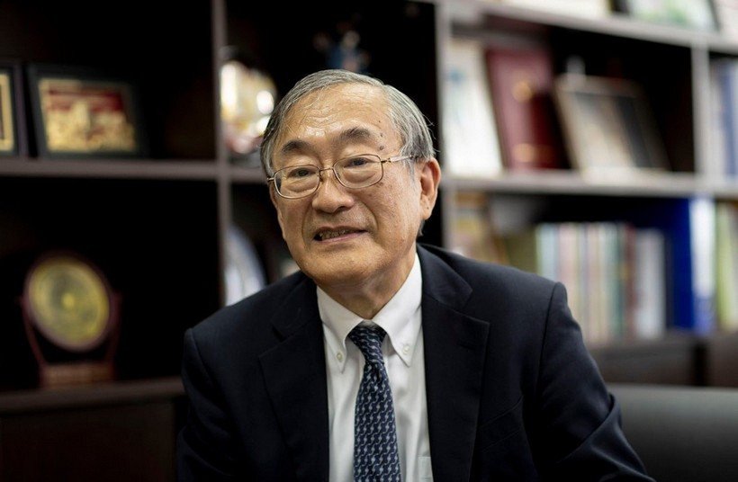 Prof. Dr Furuta Motoo, first Rector of the Vietnam Japan University and Chairman of the Japan – Vietnam Friendship Association (Photo published by VNA)