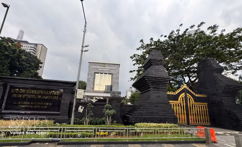 The headquarters of Indonesia’s National Police in Jakarta (Photo: VNA)
