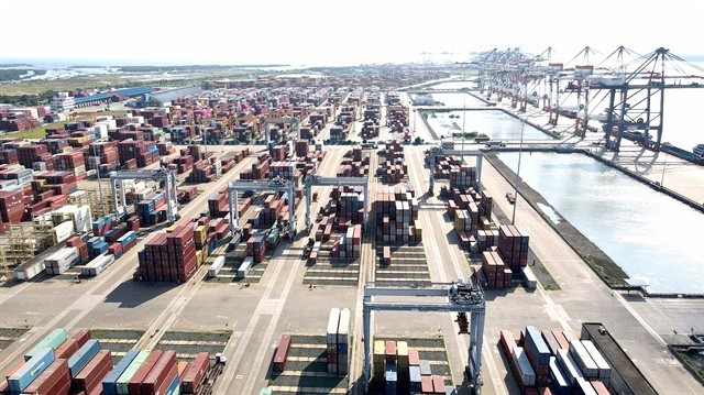 The Cai Mep- Thi Vai seaport complex in HCM City (Photo: VNA)