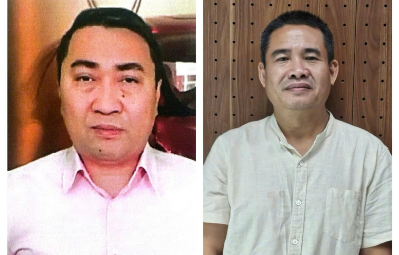 Suspects Le Trung Khoa (left) and Do Van Nga (right) (Photo: bocongan.gov.vn)
