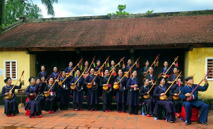 Then singing is currently performed at many cultural and tourism events. (Photo published by VNA)
