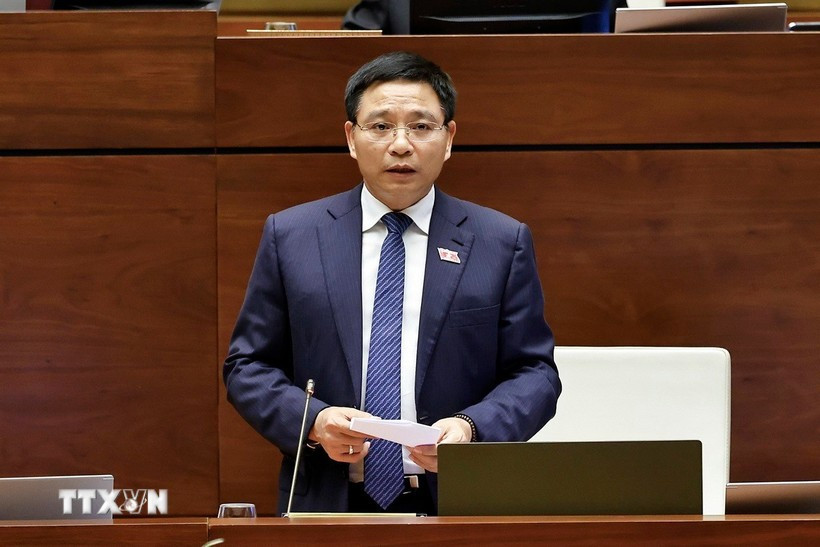 Minister of Finance Nguyen Van Thang serves as Chairman of the Vietnam – Laos Cooperation Committee. (Photo: VNA)