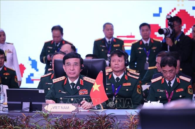 Minister of National Defence General Phan Van Giang at the 19th ASEAN Defence Ministers’ Meeting (ADMM-19). (Photo: VNA)