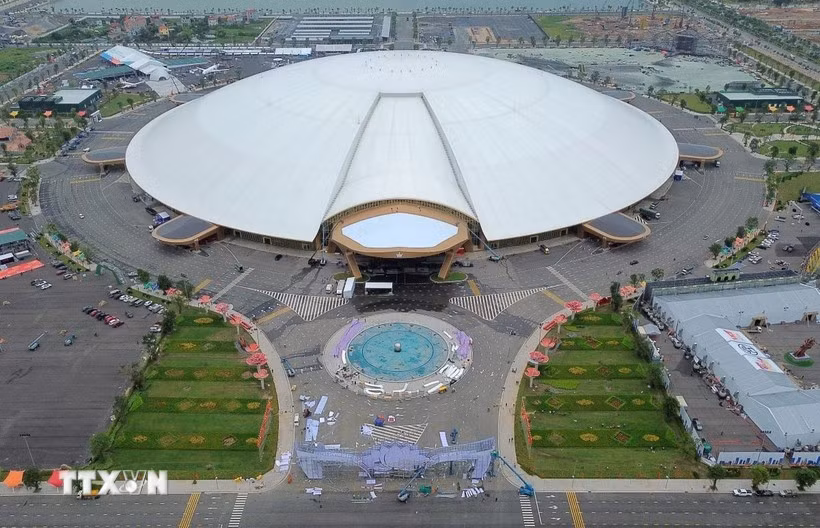 The Vietnam Exposition Centre in Dong Anh commune, Hanoi, is the venue of the exhibition on national achievements from August 28 to September 5. (Photo: VNA)