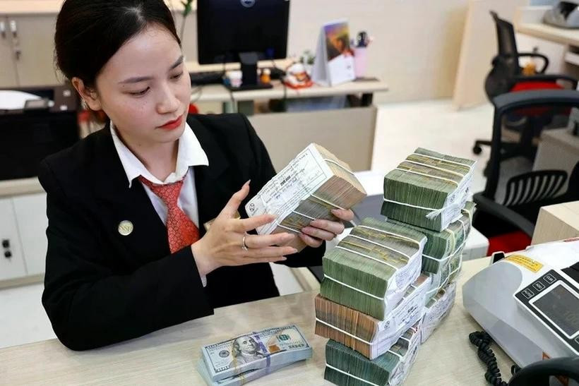 The daily reference exchange rate for the US dollar is set at 24,886 VND/USD on April 4. (Photo: VNA)