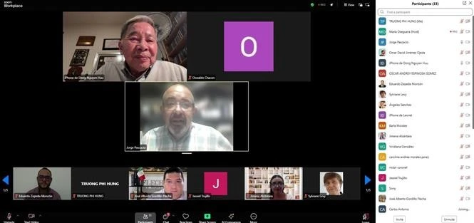 The online forum is held by Mexico’s Autonomous University of Chiapas on May 14. (Photo: VNA)