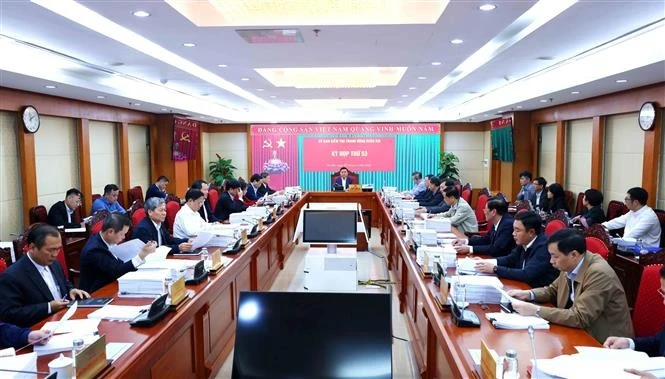 The 53rd session of the Party Central Committee’s Inspection Commission takes place in Hanoi from January 6 to 8. (Photo: VNA)