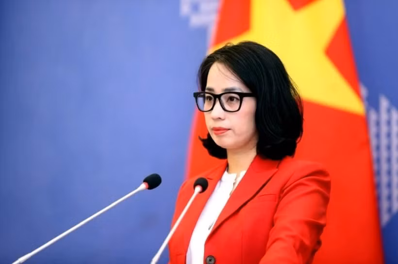 Spokeswoman of the Ministry of Foreign Affairs Pham Thu Hang (Photo: Ministry of Foreign Affairs)