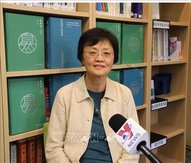 Dr. Sun Wenbin, Director of the Hong Kong Chronicles Institute (Photo: VNA)