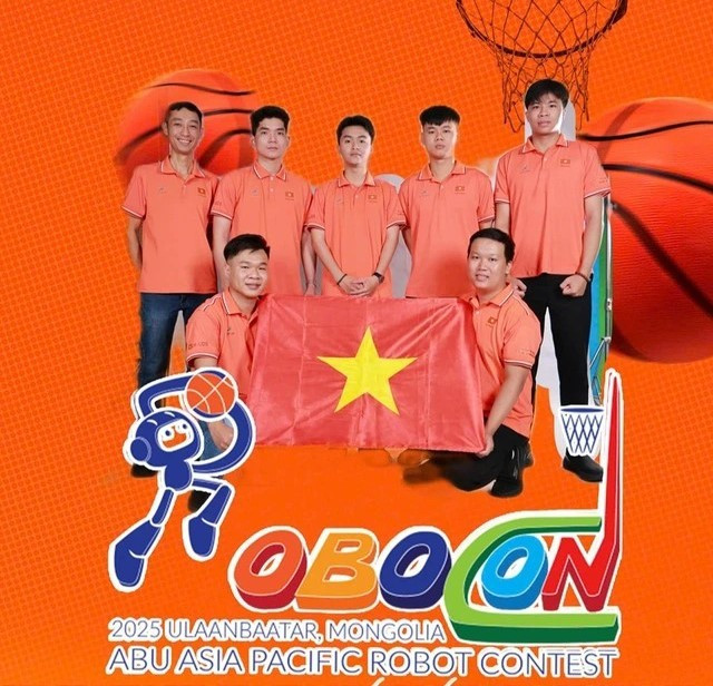 Lac Hong University’s Robocon team will represent Vietnam at the ABU Robocon 2025. (Source: thanhnien.vn)