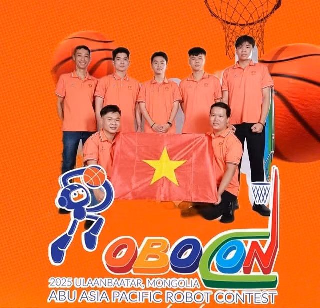 Lac Hong University’s Robocon team will represent Vietnam at the ABU Robocon 2025. (Source: thanhnien.vn)