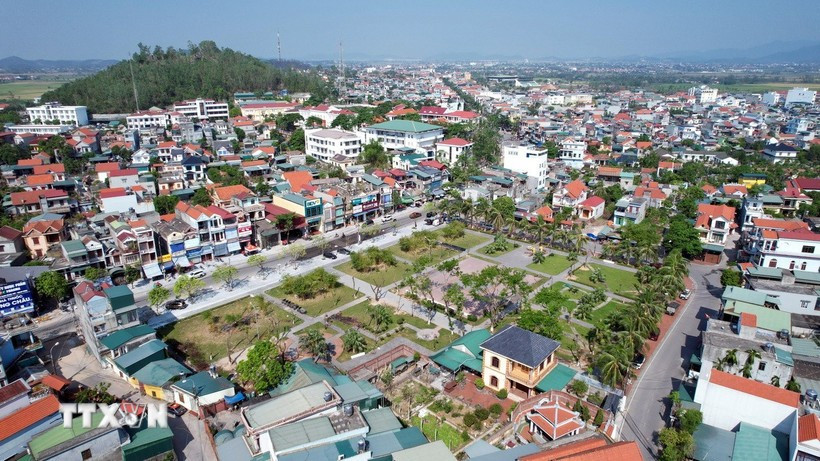 A view of Dong Trieu ward of Quang Ninh province (Photo: VNA)