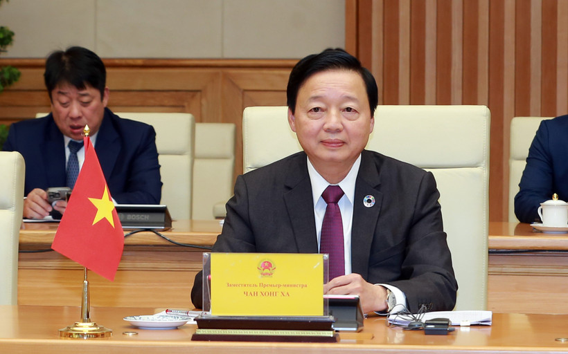 Deputy Prime Minister Tran Hong Ha, head of the Vietnamese sub-committee of the Vietnam – Russia Intergovernmental Committee for economic – trade and scientific – technical cooperation (Photo: Government Portal)