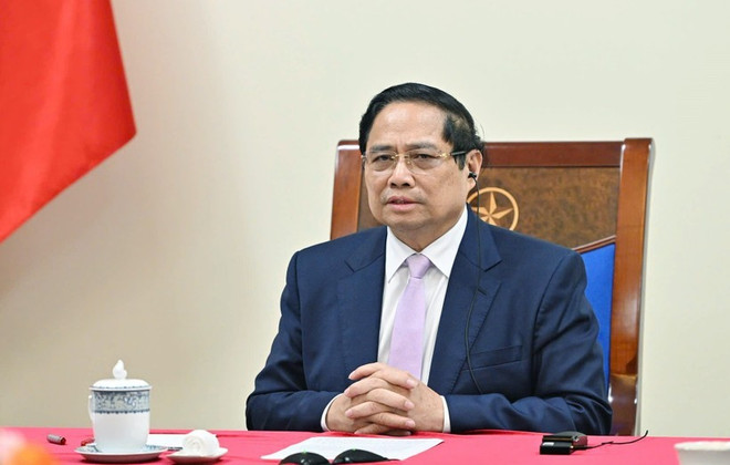Vietnamese Prime Minister Pham Minh Chinh holds phone talks with his Malaysian counterpart Anwar Ibrahim on July 30. (Photo: VNA) pham-minh-chinh.jpg
