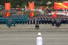 The rehearsal brings together more than 10,000 participants of the armed forces. (Photo: VNA)