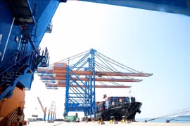 At Gemalink port in Phu My township of southern Ba Ria - Vung Tau province. (Photo: VNA)