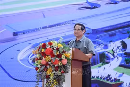 Prime Minister Pham Minh Chinh speaks at the ceremony (Photo: VNA)