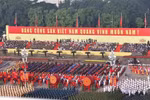 Drum performance opens 80th National Day parade 
