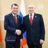 Prime Minister Le Minh Hung meets Russian President Vladimir Putin