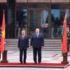 Belarusian President holds welcome ceremony for General Secretary To Lam