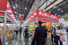 Vietnamese booths at a recent fair in Bangkok, Thailand. (Photo: VNS/VNA)