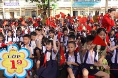 Primary students at the opening ceremony of the new academic year on September 5 (Photo: VNA)
