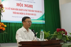 Nguyen Xuan Hoang, acting Director of HCM City's Department of Agriculture and Rural Development, speaks at the conference on January 10. (Photo: VNA)