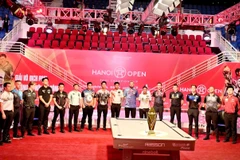 The 16 best players of the Hanoi Open Pool Championship 2025 (Photo: VNA)