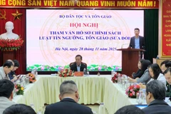 The consultation takes place in Hanoi on November 28. (Photo: VNA)