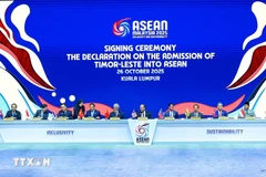 The Port of Long Beach in California, the US. (Photo: AFP/VNA)