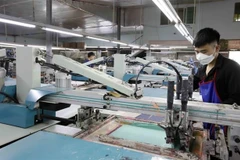 Production activities at An Phu Printing and Garment Co Ltd in Hung Yen province (Photo: VNA)