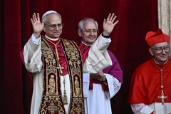 Pope Leo XIV from the balcony of St. Peter's Basilica on May 8. (Photo: AFP)