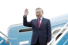 Party General Secretary To Lam leaves Hanoi on February 18 morning to attend the inaugural meeting of the Board of Peace for Gaza in Washington D.C., the US. (Photo: VNA)