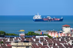 The Strait of Malacca as seen from Malaysia (Photo: Xinhua/VNA)
