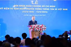 Party General Secretary To Lam delivers remarks at the ceremony on September 14. (Photo: VNA)