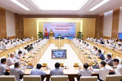 The 17th meeting of the State steering committee for national and key transport projects on May 10 (Photo: VNA)