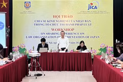 The workshop held by the Ministry of Justice and JICA in Hanoi on September 29 (Photo: VNA)