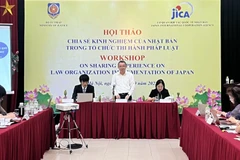 The workshop held by the Ministry of Justice and JICA in Hanoi on September 29 (Photo: VNA)