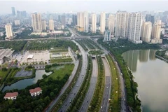 The Thang Long Boulevard connects Hanoi's centre with its western districts. (Photo: VNA)