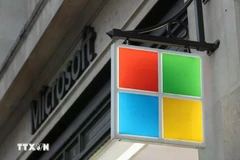 The Microsoft logo in London, the UK (Illustrative photo: Xinhua/VNA)