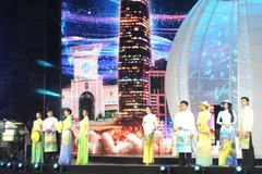 A performance at the opening ceremony of the 12th Ho Chi Minh City Ao Dai Festival on March 6. (Photo: VNA)