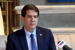 President of Prensa Latina Jorge Leganoa Alonso in an interview granted to the VNA (Photo: VNA)