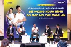 Flavio Da Pozzo urged young people, especially adolescents not to take their health for granted and to proactively protect themselves against meningococcal disease through vaccination. (Photo by Nhan Le)