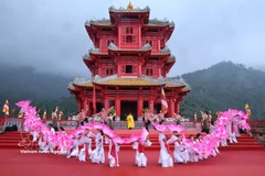 A performance at the opening ceremony of the 2026 Tay Yen Tu Spring Festival on February 28 (Photo: VNA)