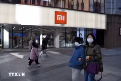 A Xiaomi store in Beijing, China, on January 15, 2021 (Photo: AFP/VNA)
