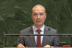 Minister Counselor Nguyen Hoang Nguyen, who is also Deputy Permanent Representative of Vietnam to the UN, addresses the Emergency Special Session of the UN General Assembly. (Photo: VNA)